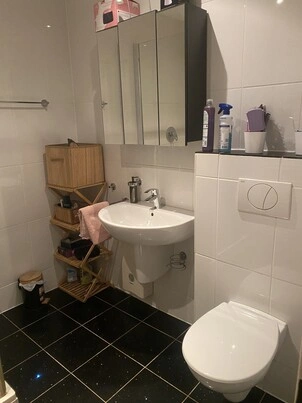 Gründlich gereinigtes Badezimmer